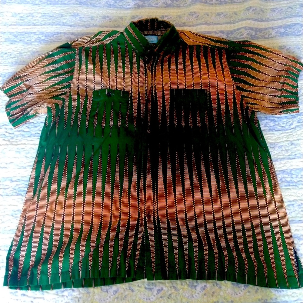 African print shirt
